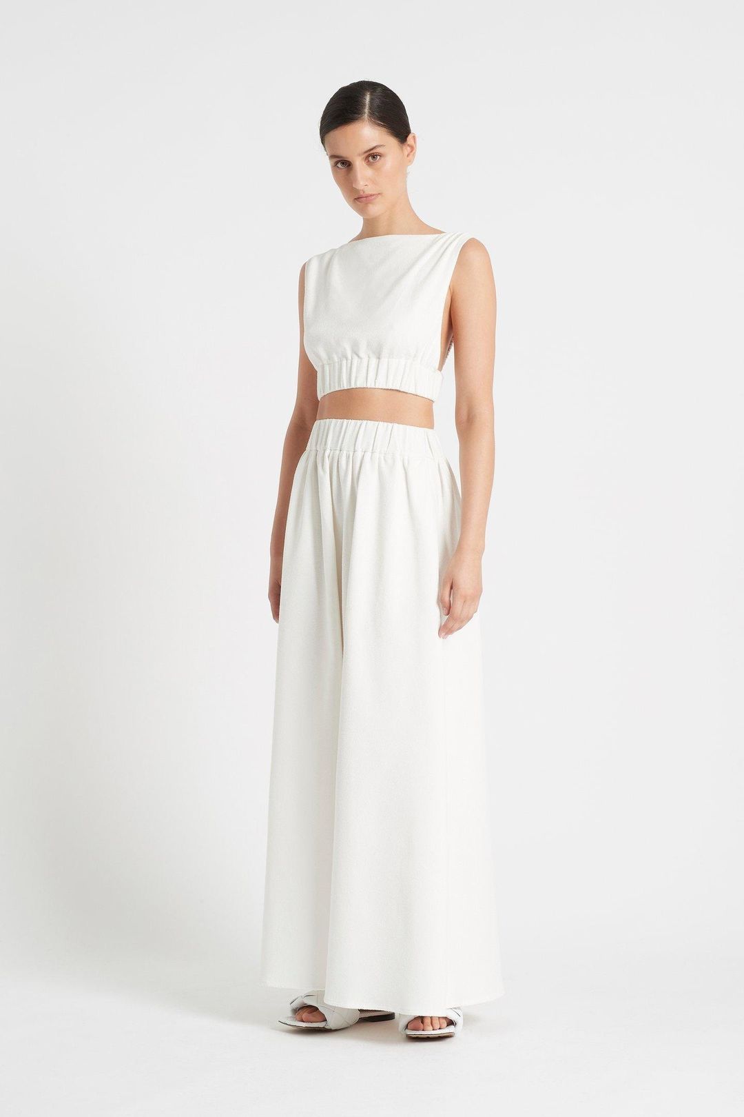 Sir The Label Yves Maxi Skirt in Ivory Size 1 / AU 8 for rent on The Volte - main image
