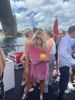 Retrofete Ella Dress Fuchsia Size 12 for rent on The Volte - image 5