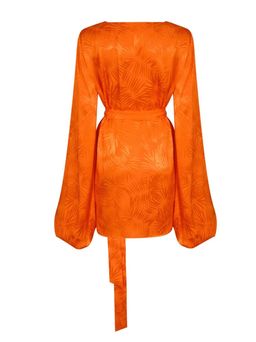 Rat and Boa Harlequin Dress Orange Size 8 for rent on The Volte - image 5