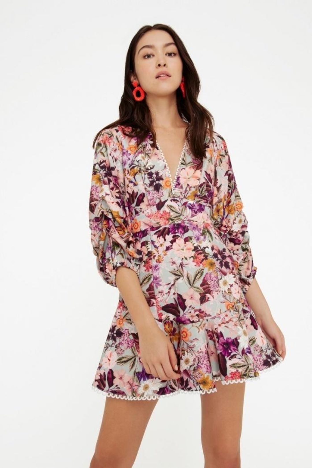 Sheike Hannah Floral Dress Print Size 8 for rent on The Volte - main image