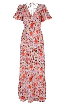 Ruby Aimee Silk Dress Floral Size 8 / S for rent on The Volte - image 3