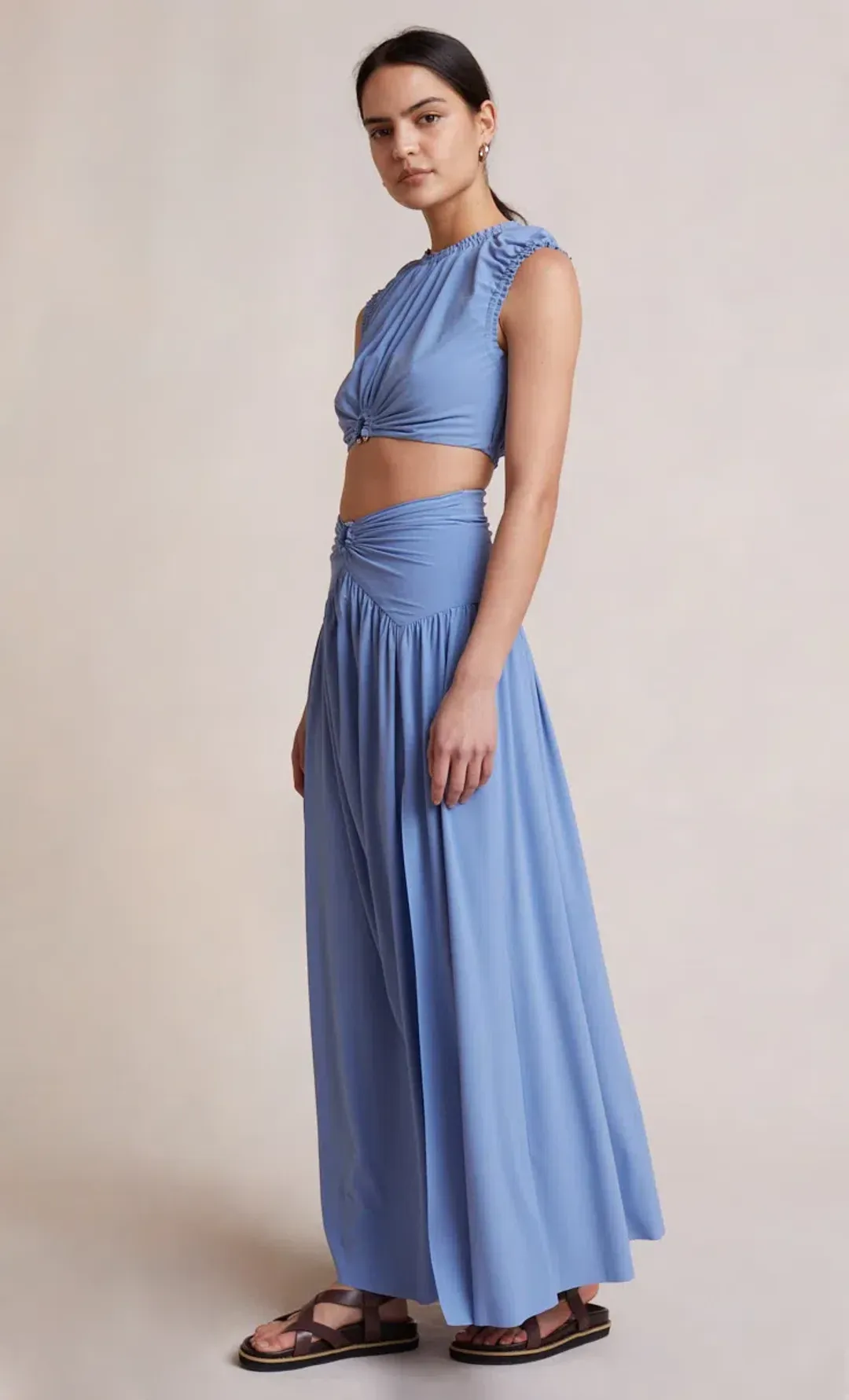 Bec & Bridge Minx Top and Skirt Set Blue Size 8 for rent on The Volte - main image