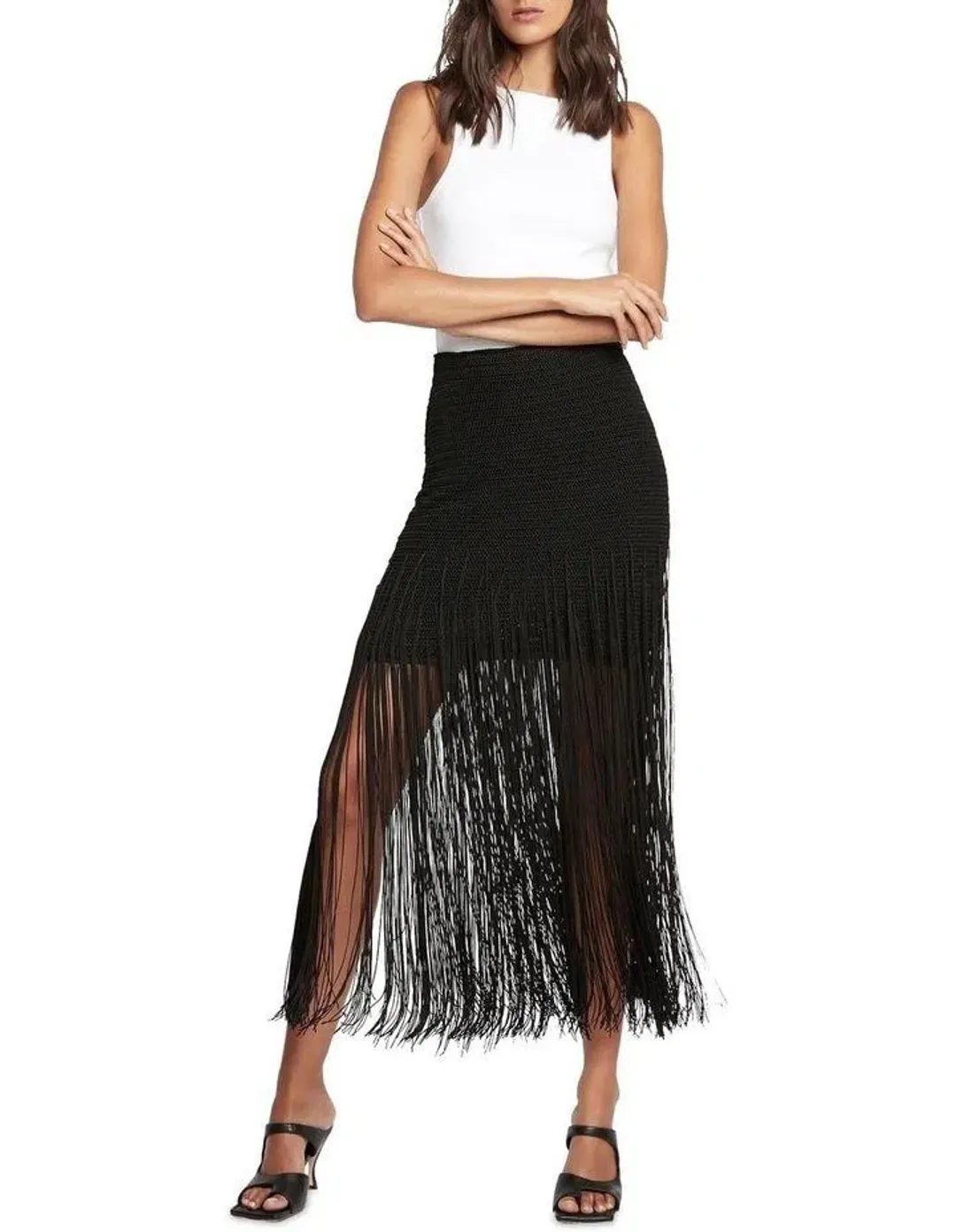 Sass and Bide Dreamville Knit Skirt for rent on The Volte - main image