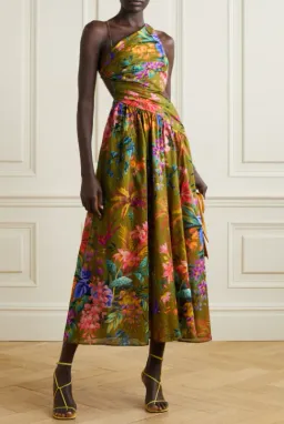 Tropicana Asymmetric Dress  for rent on The Volte - image 1