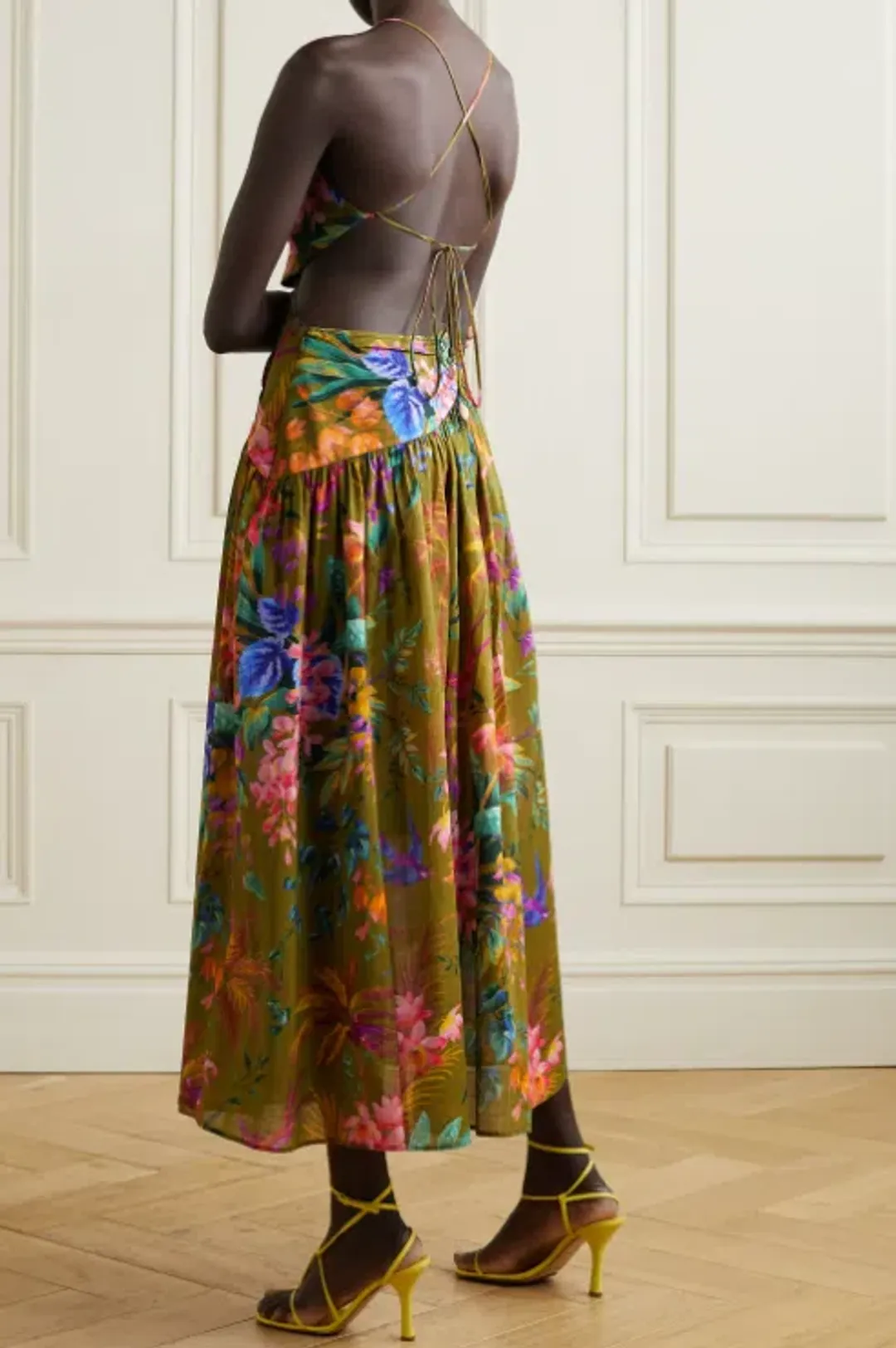 Tropicana Asymmetric Dress  for rent on The Volte - main image