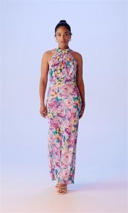 RUBY GIGI SILK HALTER DRESS SIZE 8 for rent on The Volte - image 3