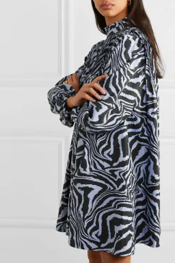 Ganni poplin dress for rent on The Volte - image 2