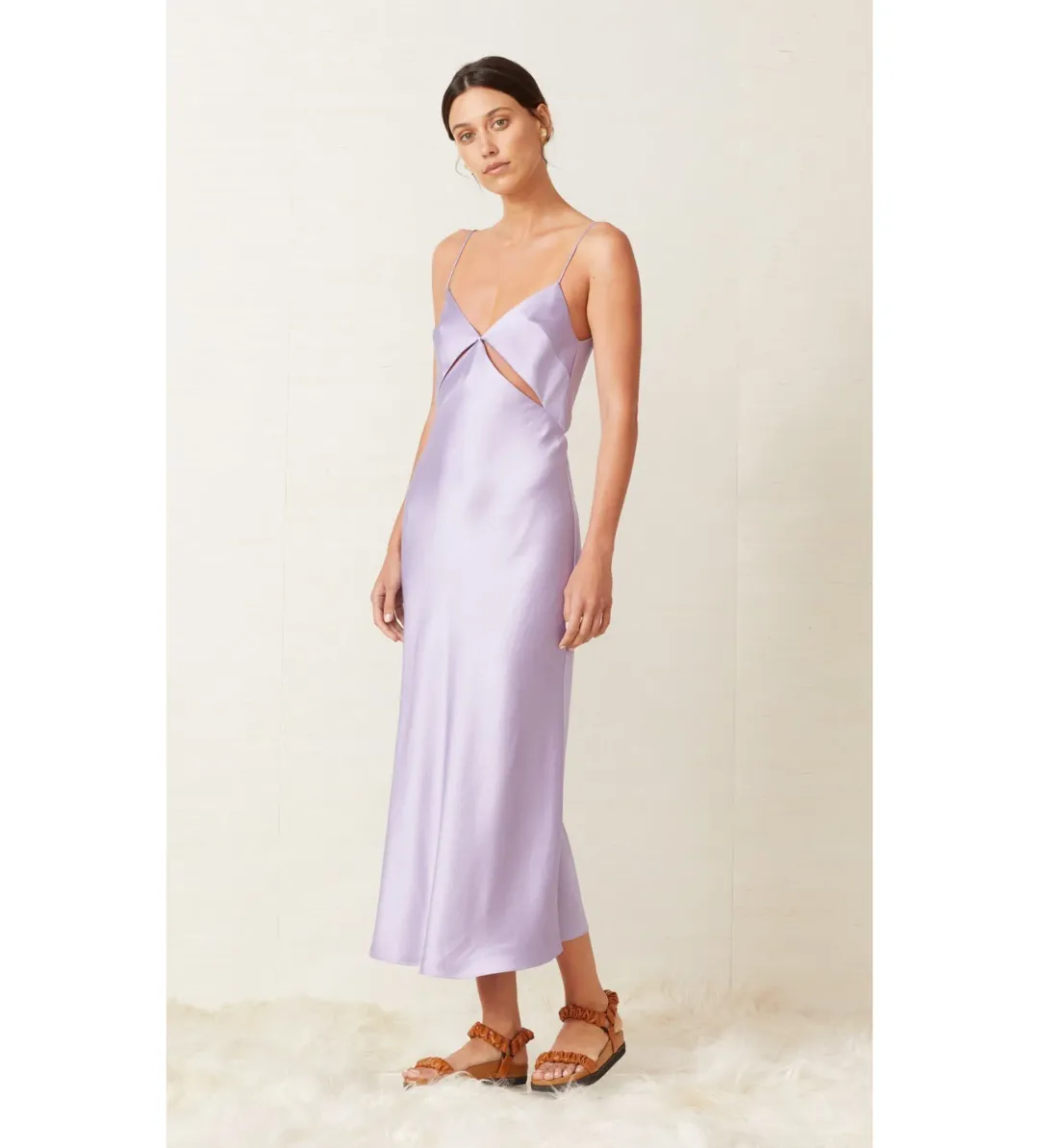 Mila Midi by Bec & Bridge in Purple Size 6 for rent on The Volte - main image