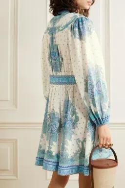 Zimmermann Bells Paisley Dress Print Size 10 for rent on The Volte - image 2