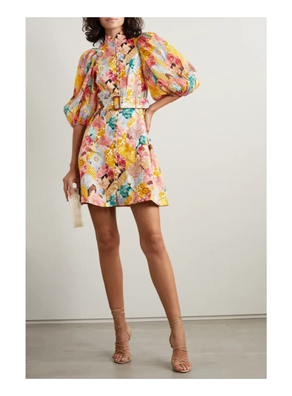 Zimmermann Tempo Kaleidoscope Mini Dress Floral Size 2 / Au 12 for rent on The Volte - main image