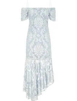 Alice McCall Fleur De Lys Gown Dress Light Blue Pebble Size 10 for rent on The Volte - image 5