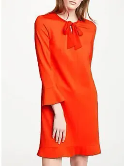 Marc Cain Orange Dress Size 12 for rent on The Volte - image 1