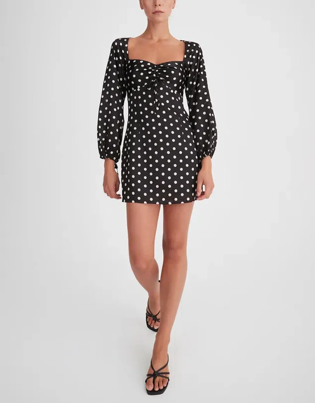 Hansen & Gretel Kateryna Dress Polka Dot Print Size 6 for rent on The Volte - main image