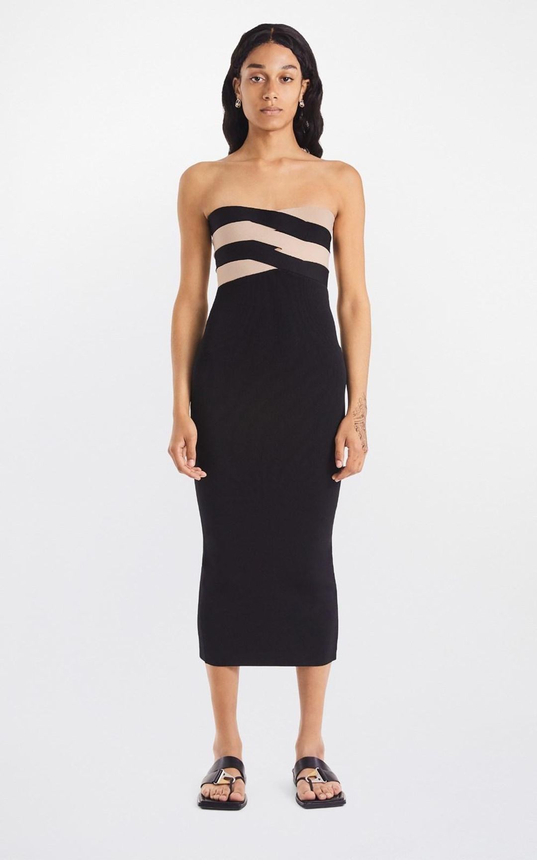 Dion Lee Interlock Bustier Dress for rent on The Volte - main image