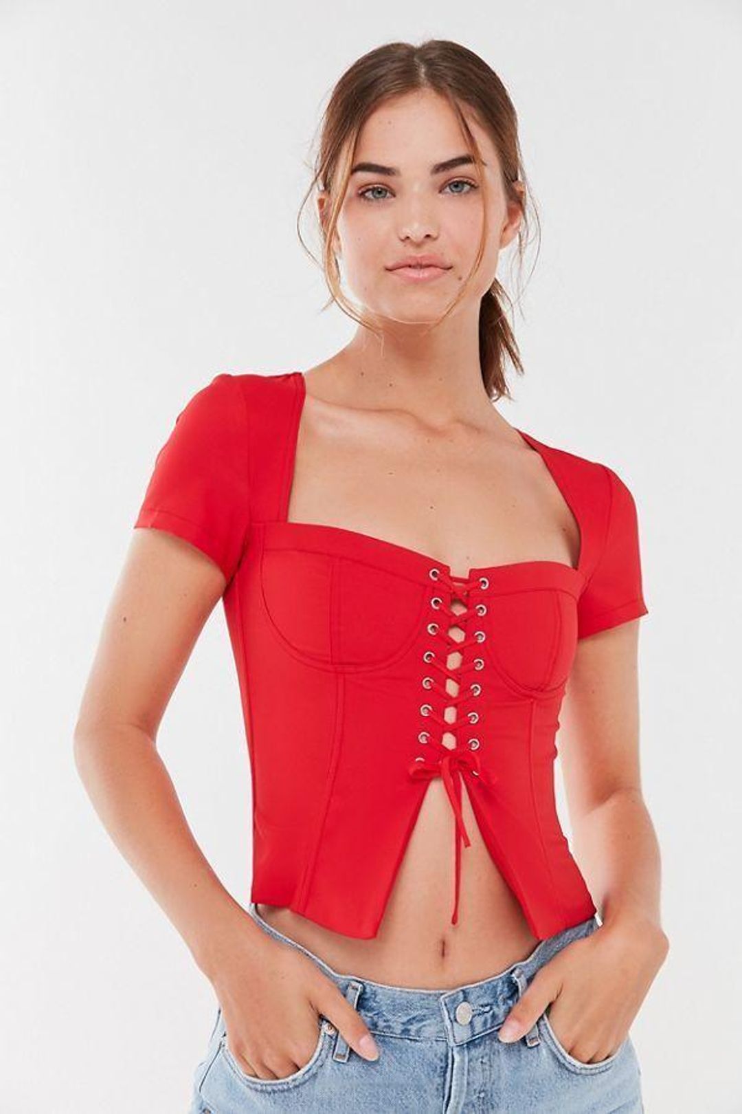 I. AM. GIA Evita Top Red Size M for rent on The Volte - main image