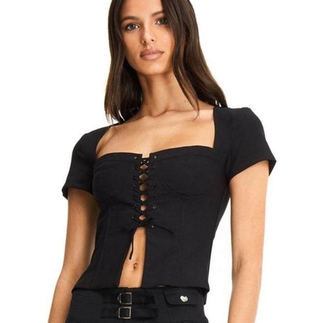 I. AM. GIA Evita Top Black Size 10  for rent on The Volte - main image
