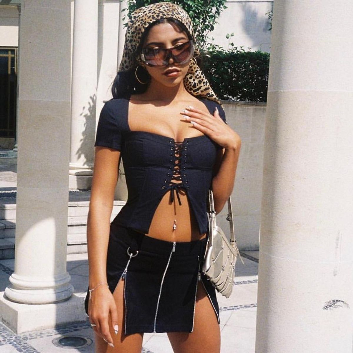 I. AM. GIA Evita Top Black Size 10  for rent on The Volte - main image