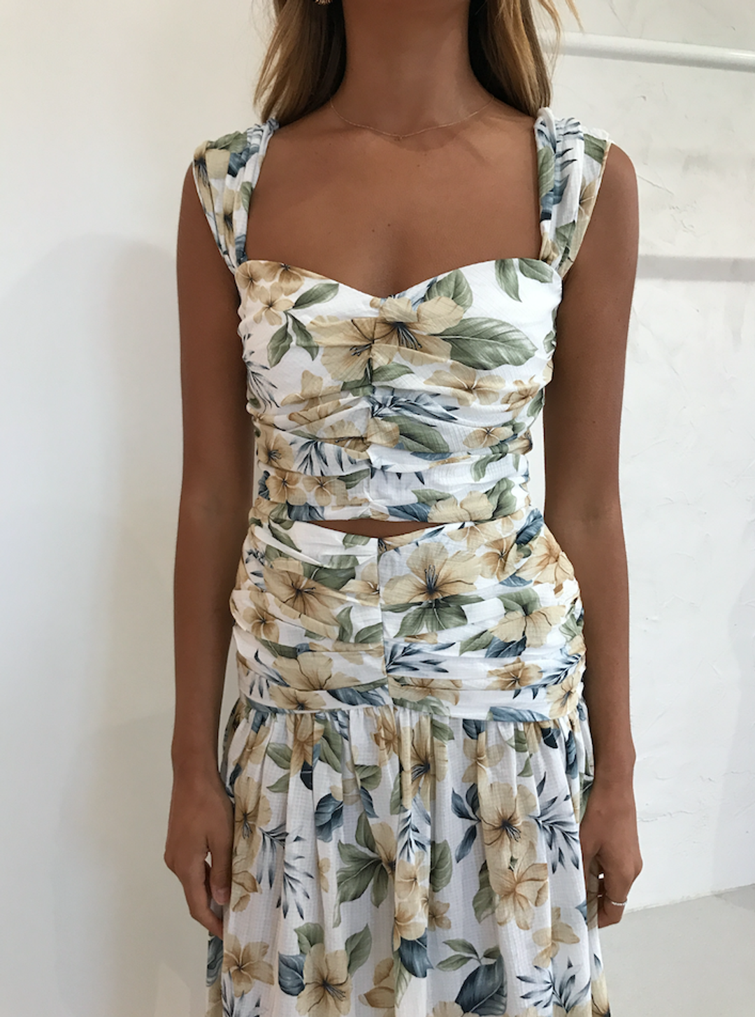 Bec & Bridge Fleurette Midi Skirt Print Size 6 for rent on The Volte - main image