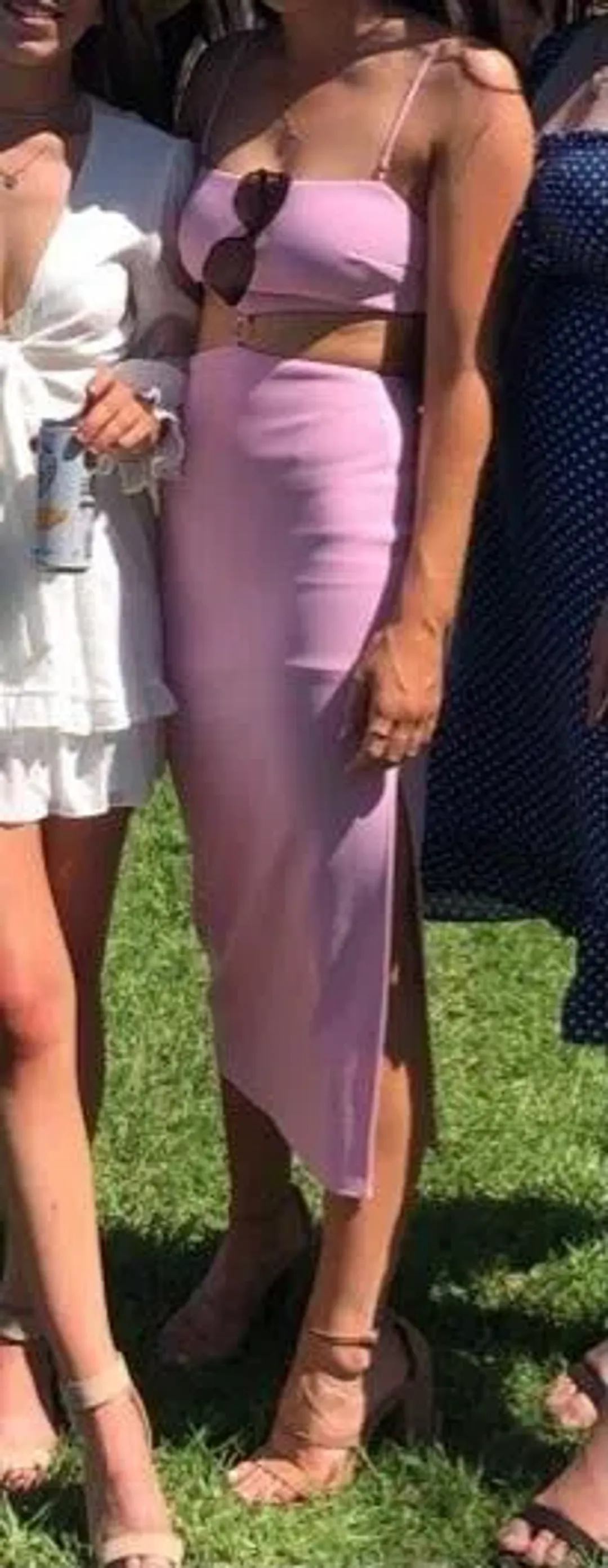 Bec & Bridge Alba Cut Out Midi Dress Size 8 for rent on The Volte - main image