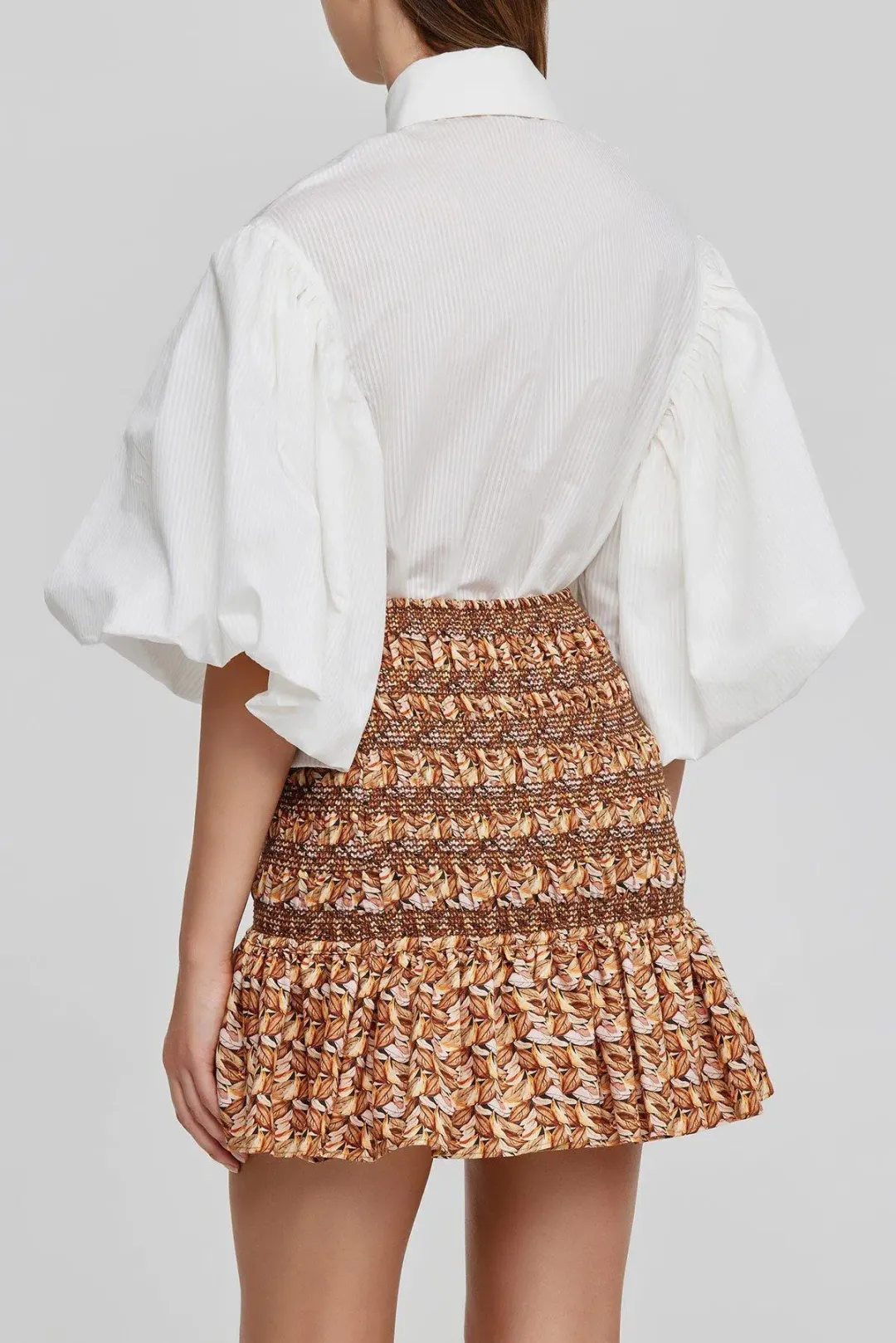 Acler Kyle Skirt Brown Size 8 for rent on The Volte - main image