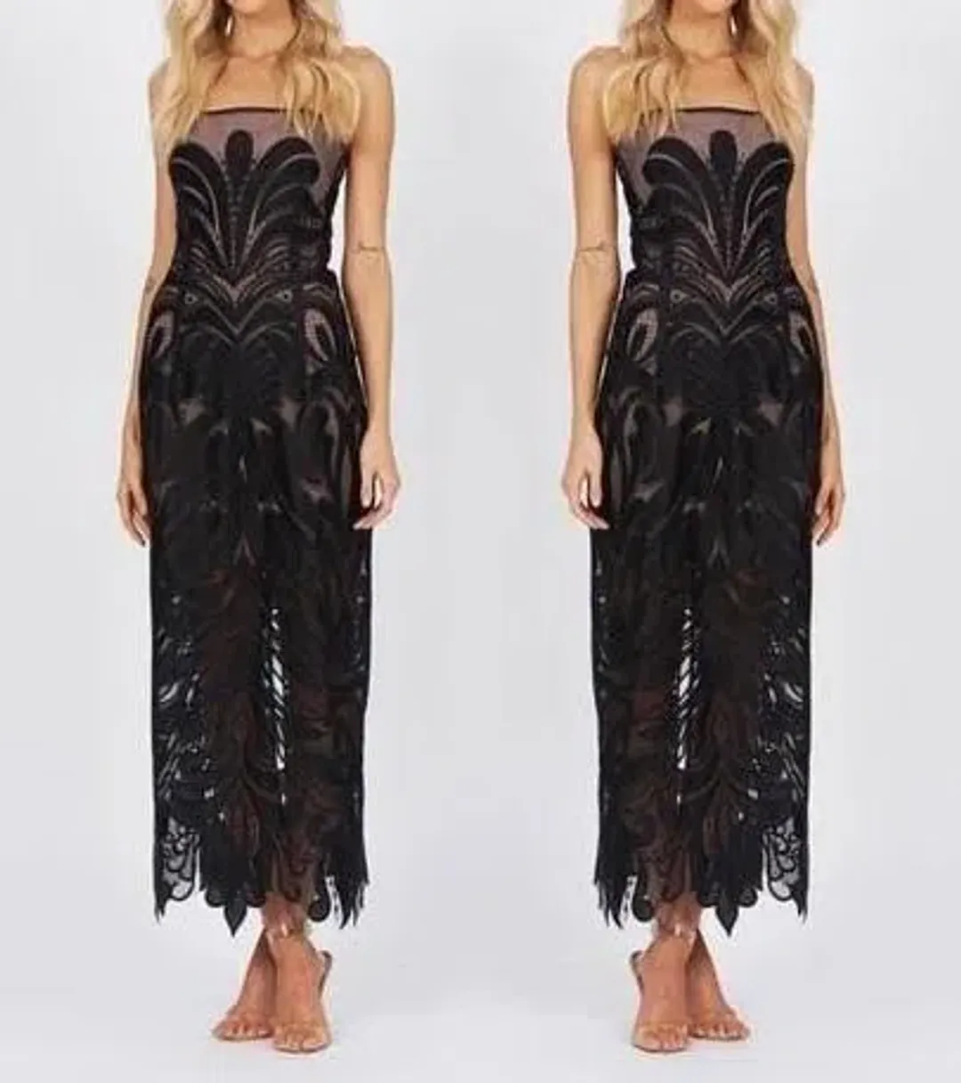 Natalie Rolt Mimi Gown - Black Size 12 for rent on The Volte - main image