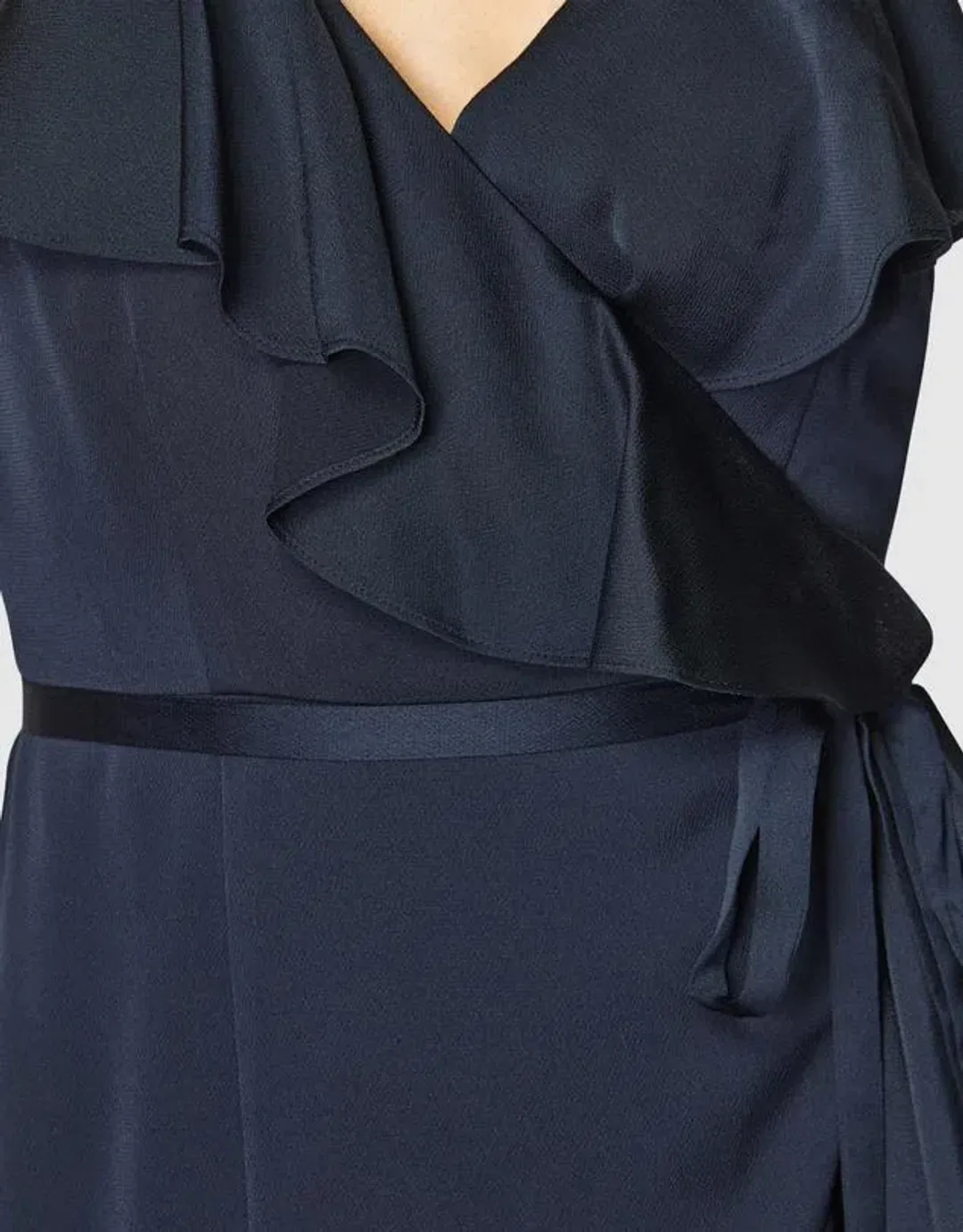 Pilgrim Cindy Midi Dress Size 12 Navy Blue for rent on The Volte - main image