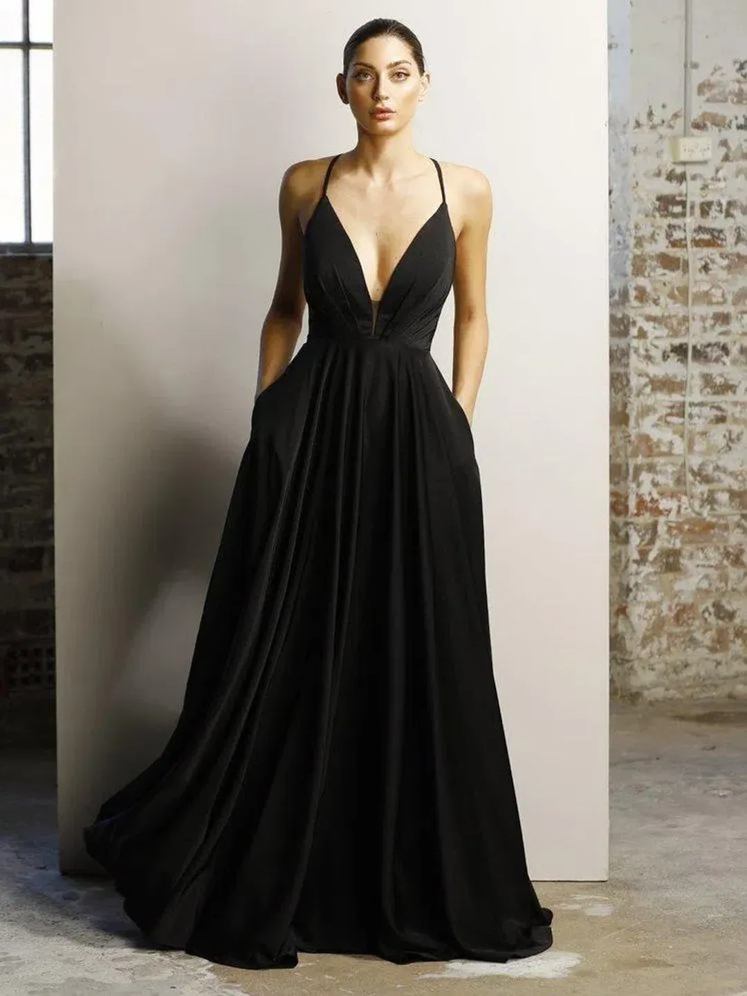 Jadore black formal dress size 10 for rent on The Volte - main image