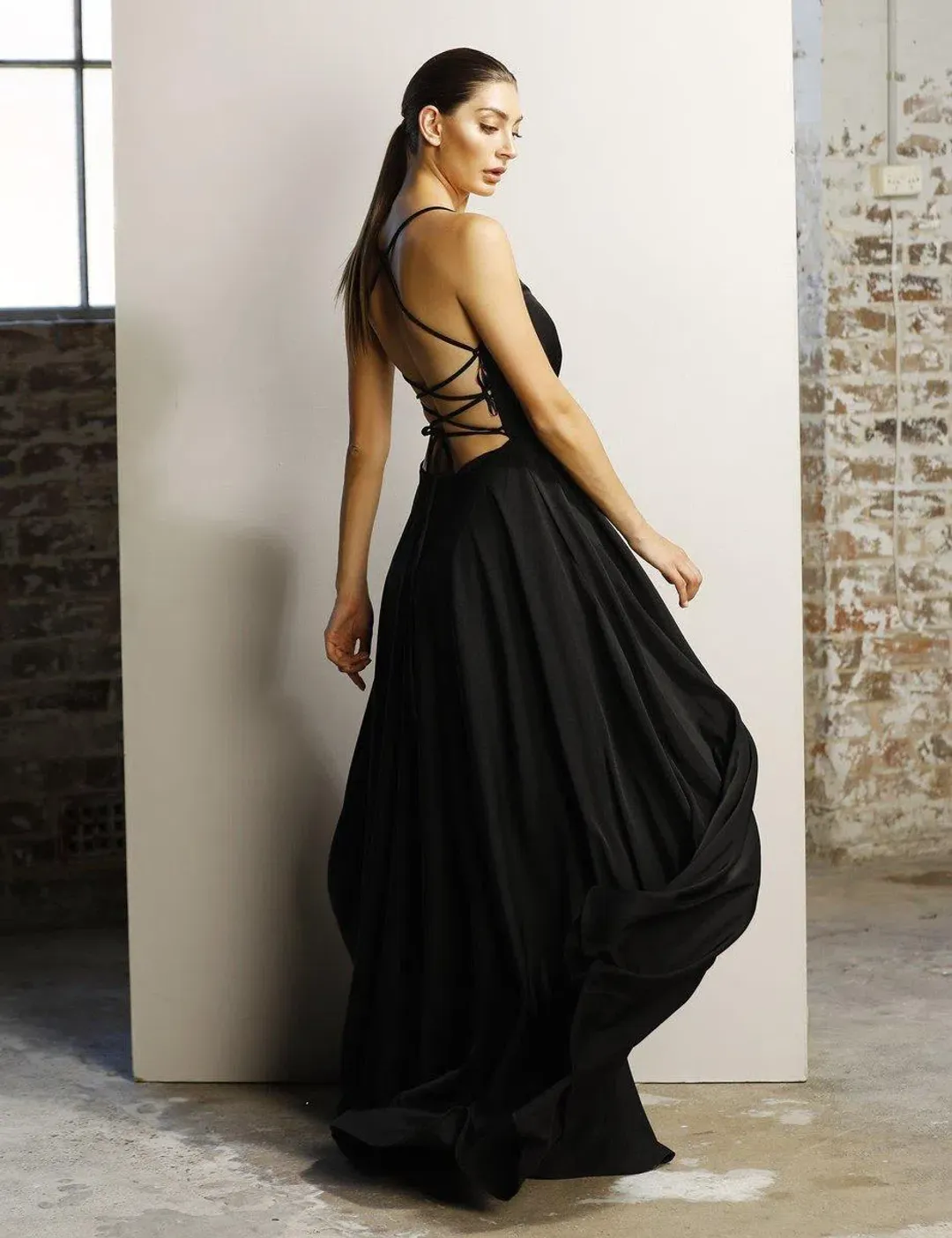Jadore black formal dress size 10 for rent on The Volte - main image