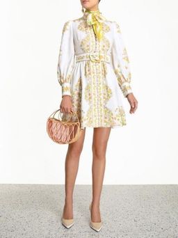 Zimmermann Super Eight Tubular Mini Dress - Size 0  for rent on The Volte - image 6