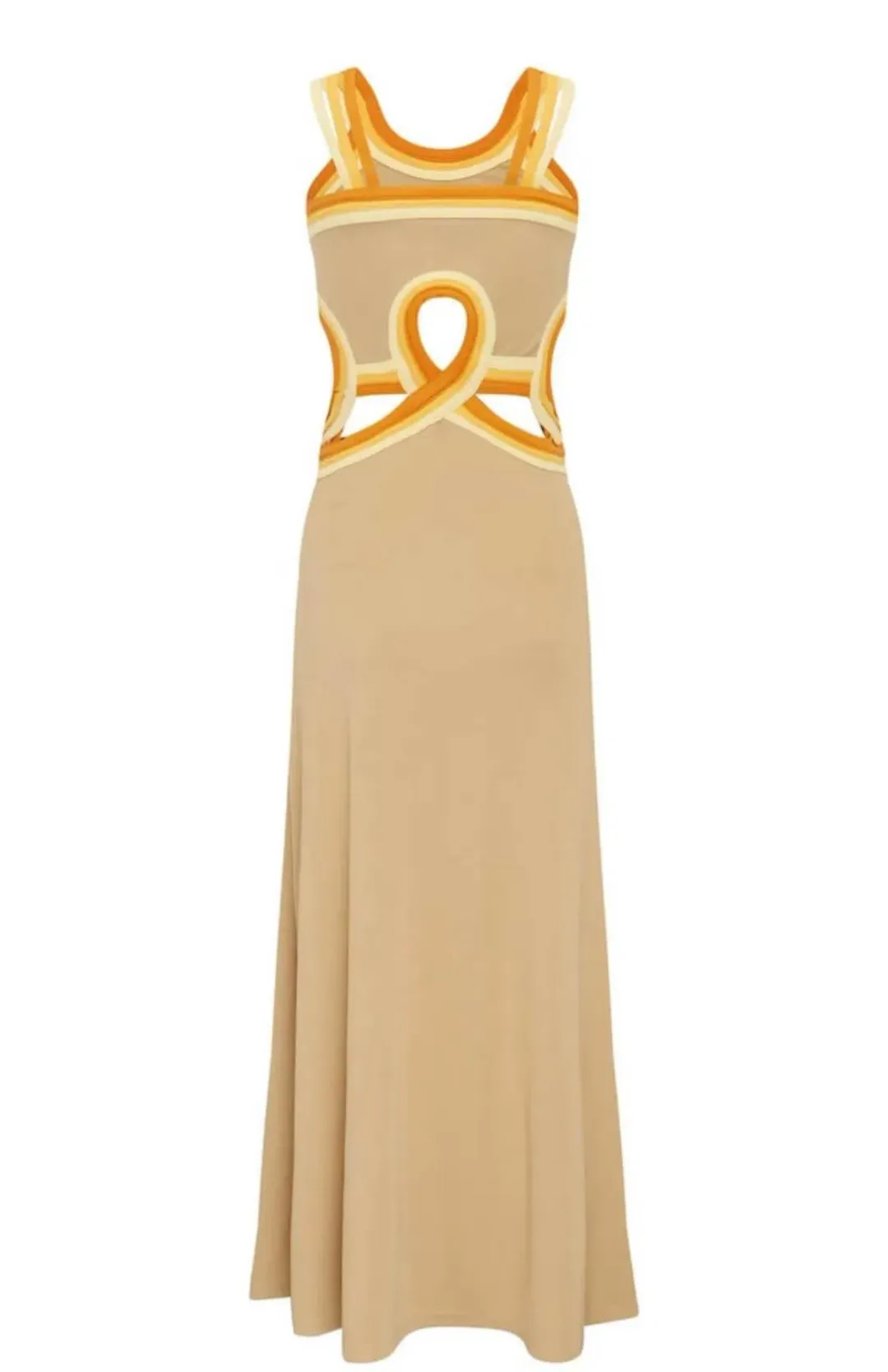 Christopher Esber Looped Verner Bind Multi Strapped Dress Size 6 for rent on The Volte - main image
