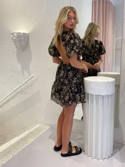 Sir The Label Amerie Open Back Mini Dress Amerie Print Size 0/AU 6 for rent on The Volte - image 3