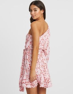 Tussah Sondra Mini Dress Pink Floral Size 12 for rent on The Volte - image 2