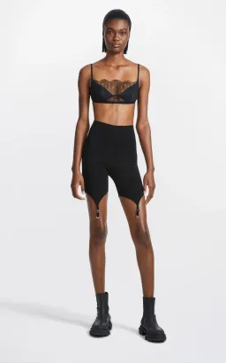Dion Lee Trace Lace Bandeau Top Black Size 8 for rent on The Volte - image 1