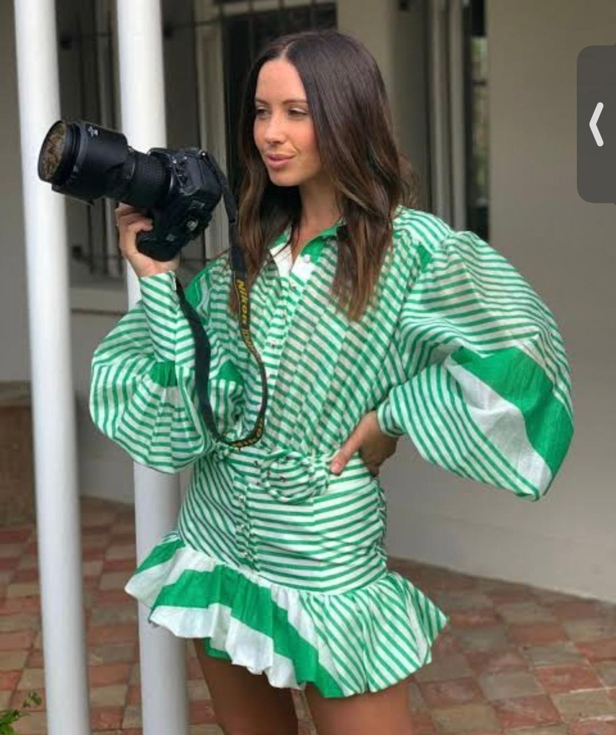 Mackenzie Mode Seeing Stars Mini Dress Green Size 10 for rent on The Volte - main image