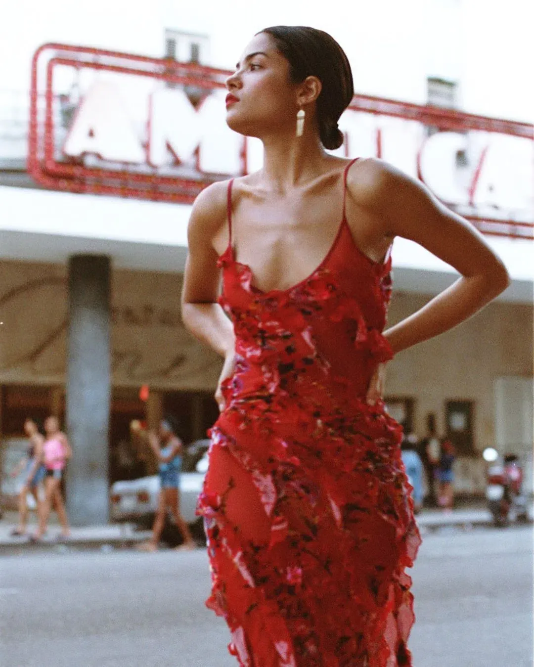 Rat and Boa Maribou Dress Print Size XS for rent on The Volte - main image