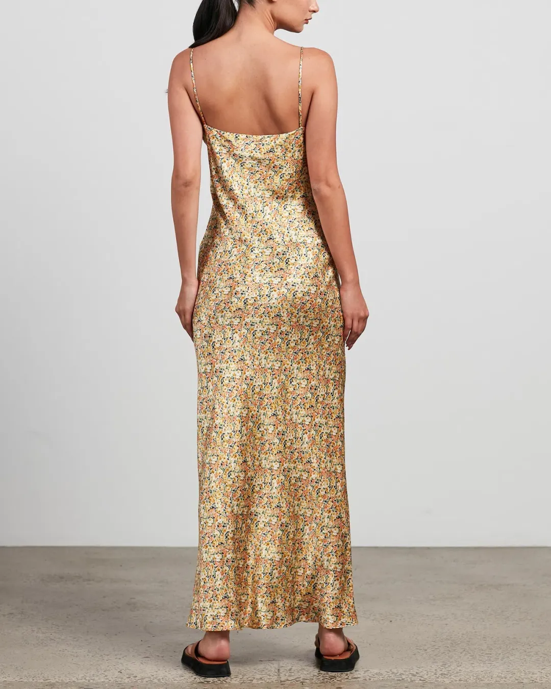 Bec & Bridge Golden Fields Silk Maxi Dress Floral Size 8 for rent on The Volte - main image