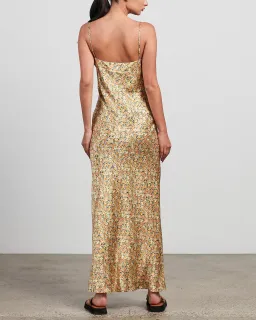Bec & Bridge Golden Fields Silk Maxi Dress Floral Size 8 for rent on The Volte - image 3