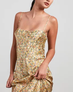 Bec & Bridge Golden Fields Silk Maxi Dress Floral Size 8 for rent on The Volte - image 2
