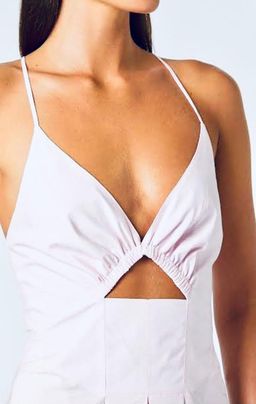 Scanlan Theodore Cotton Strappy Dress White Size 8 for rent on The Volte - image 4