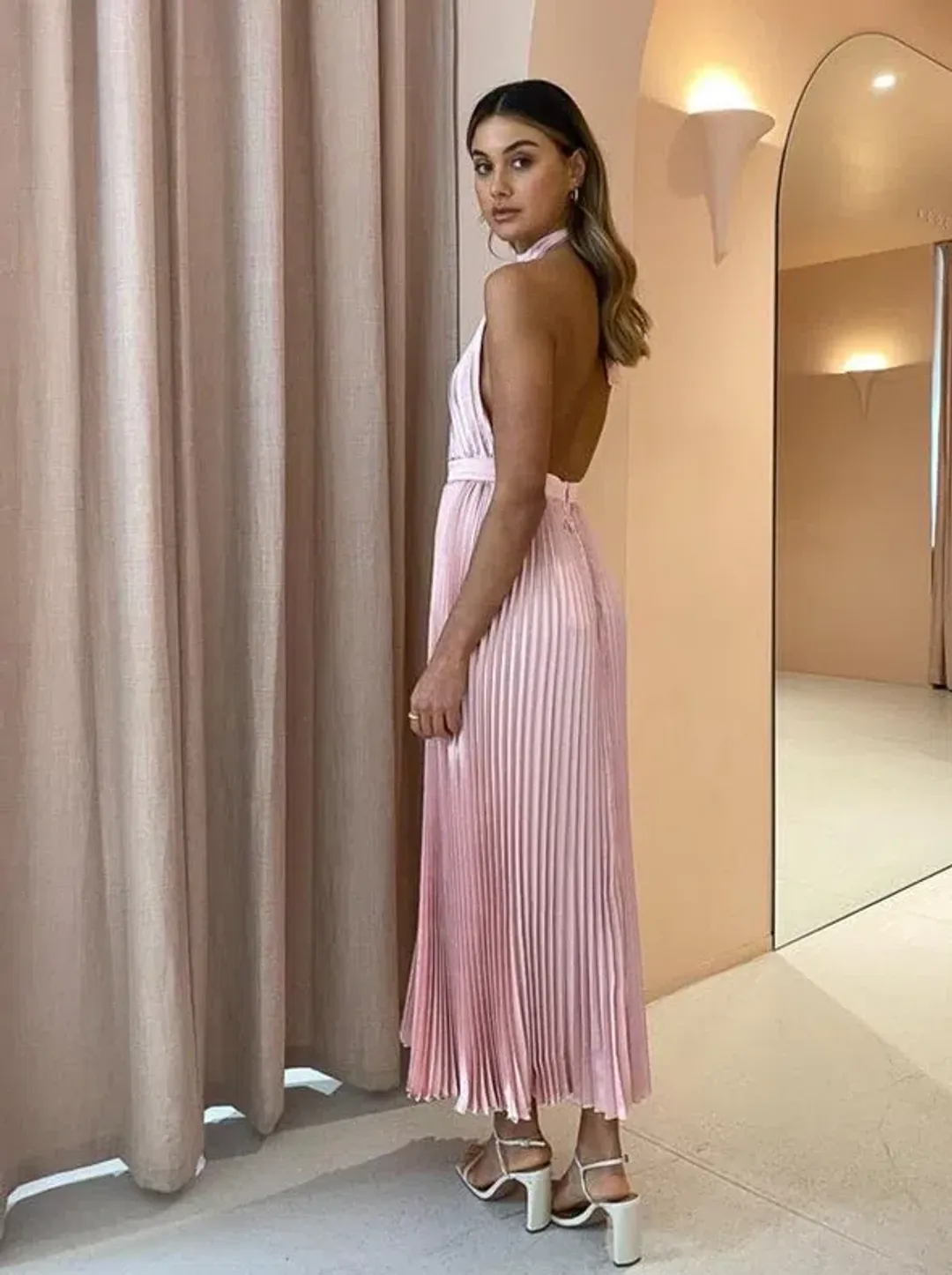 L'Idee Renaissance Gown Pink Size 8 for rent on The Volte - main image