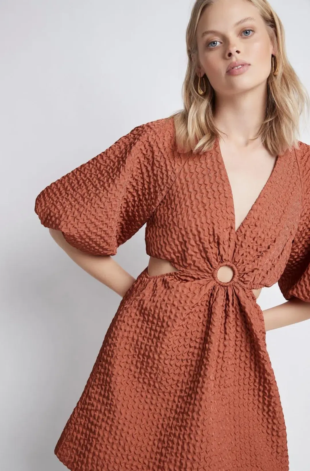 Sheike Womens Sadie Dress Rust Size 14  for rent on The Volte - main image