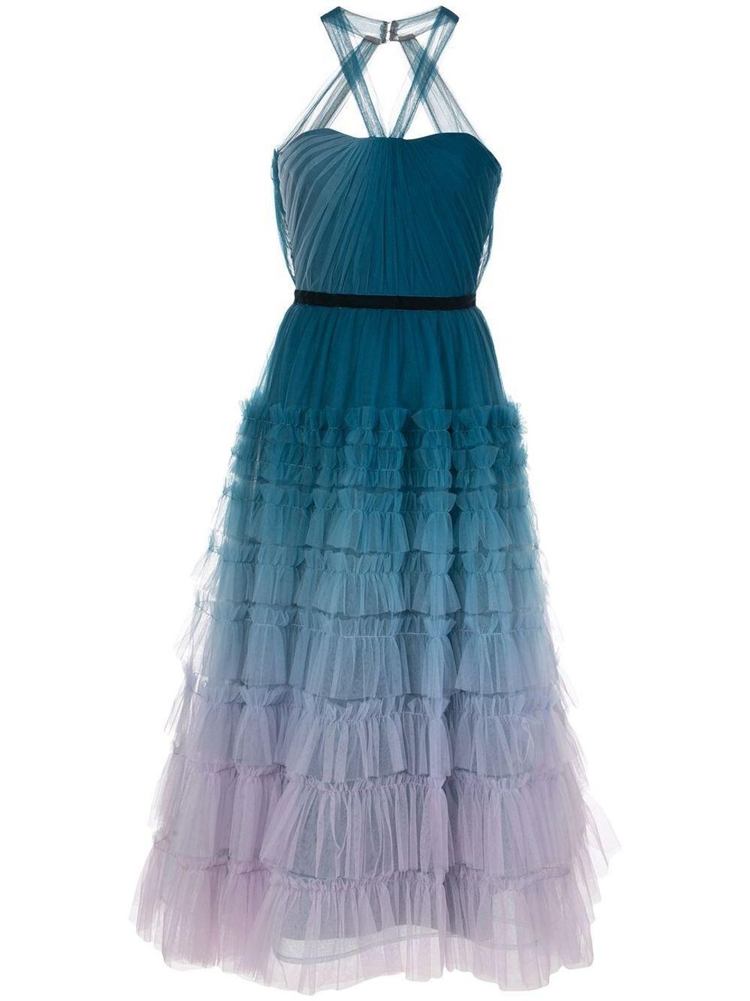 Marchesa Notte Ombre Tiered Gown Size 6-8 for rent on The Volte - main image