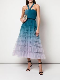 Marchesa Notte Ombre Tiered Gown Size 6-8 for rent on The Volte - image 1
