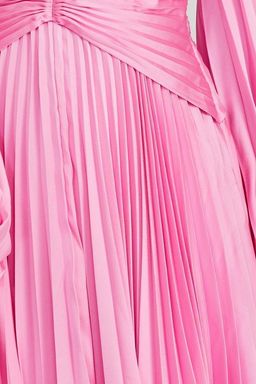 Acler - Palms MIdi Dress in Confetti Pink - Size 8 for rent on The Volte - image 4