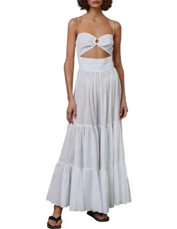 Bec & Bridge Miami Palm Midi Dress Ivory Size 10 for rent on The Volte - image 1