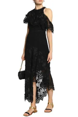 NEEDLE & THREAD Marie Embellished Black Gown Size 8 for rent on The Volte - image 2
