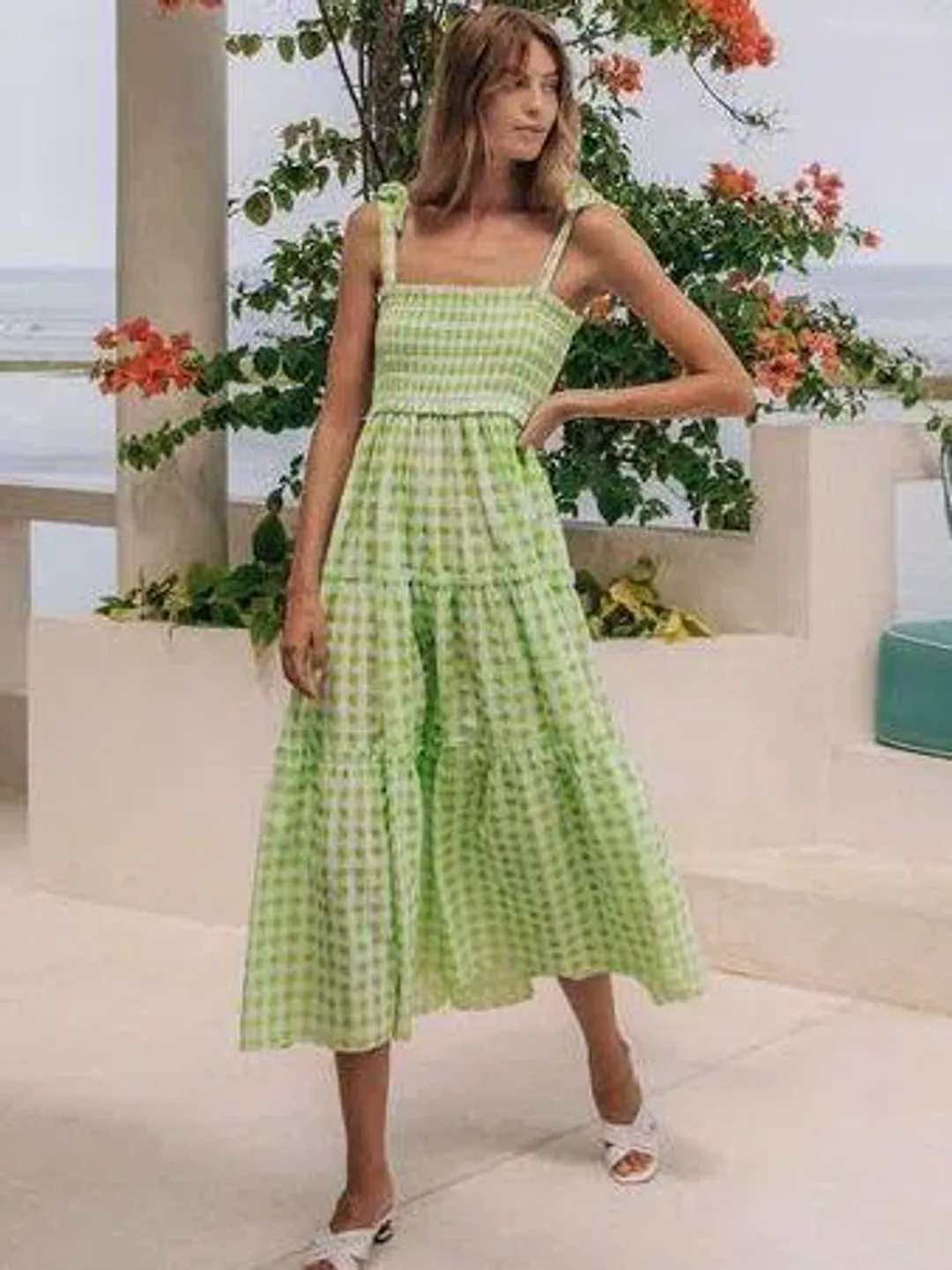 Steele Lyla Lime Dress size S for rent on The Volte - main image