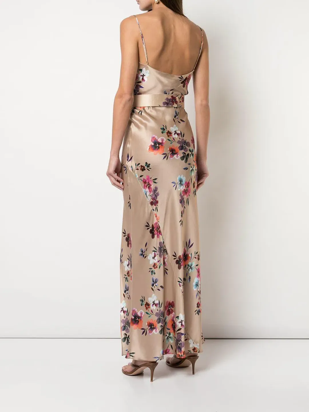 Nicholas Simone Slip Style Silk Dress Print Size 10 for rent on The Volte - main image