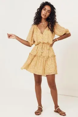 Spell Play Rae Dress in Yellow Size 12 for rent on The Volte - image 1