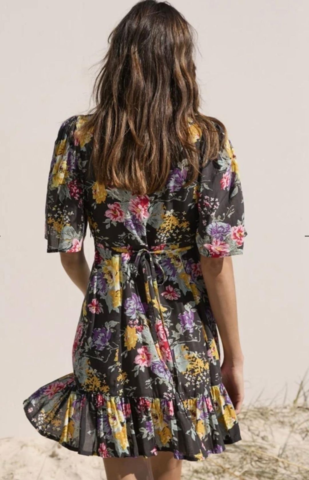 Auguste the Label Odette Jean Mini Dress Print Size S for rent on The Volte - main image